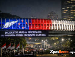 Solidaritas Korban Penembakan, DKI Beri Warna Bendera New Zealand di JPO GBK